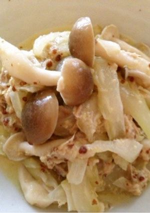 セロリとツナのマスタードクリーム煮-レシピのメイン写真