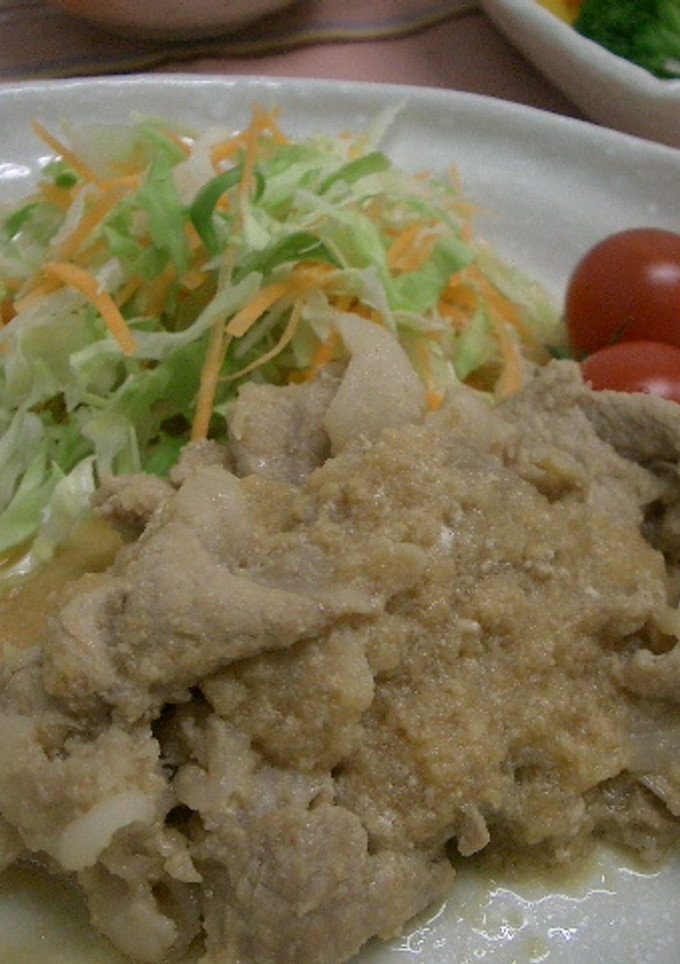 豚肉のおろし焼き-レシピのメイン写真