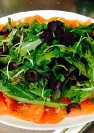 スモークサーモンのサラダ-レシピのメイン写真