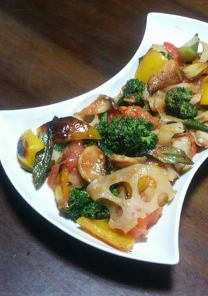 和ドレで☆焼き野菜の彩りマリネ-レシピのメイン写真