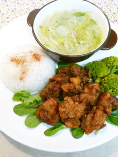 スパイシ~チキンライスの素でから揚げ-レシピのメイン写真
