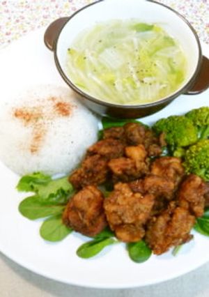 スパイシ～チキンライスの素でから揚げ-レシピのメイン写真