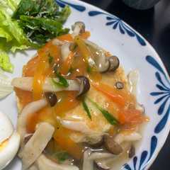 低糖質豆腐ハンバーグの和風あんかけ-レシピのメイン写真