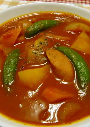 ★野菜シューズで簡単*ミネストローネ*♪-レシピのメイン写真
