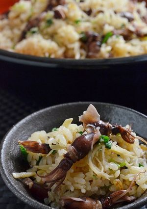 簡単!旬のほたるいか飯-レシピのメイン写真