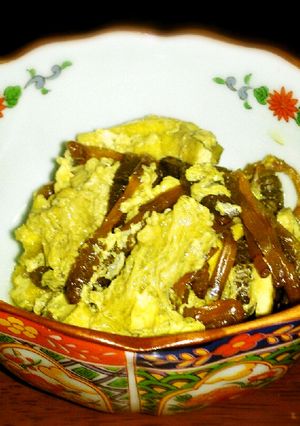 春の訪れ♪つくしの卵とじ-レシピのメイン写真