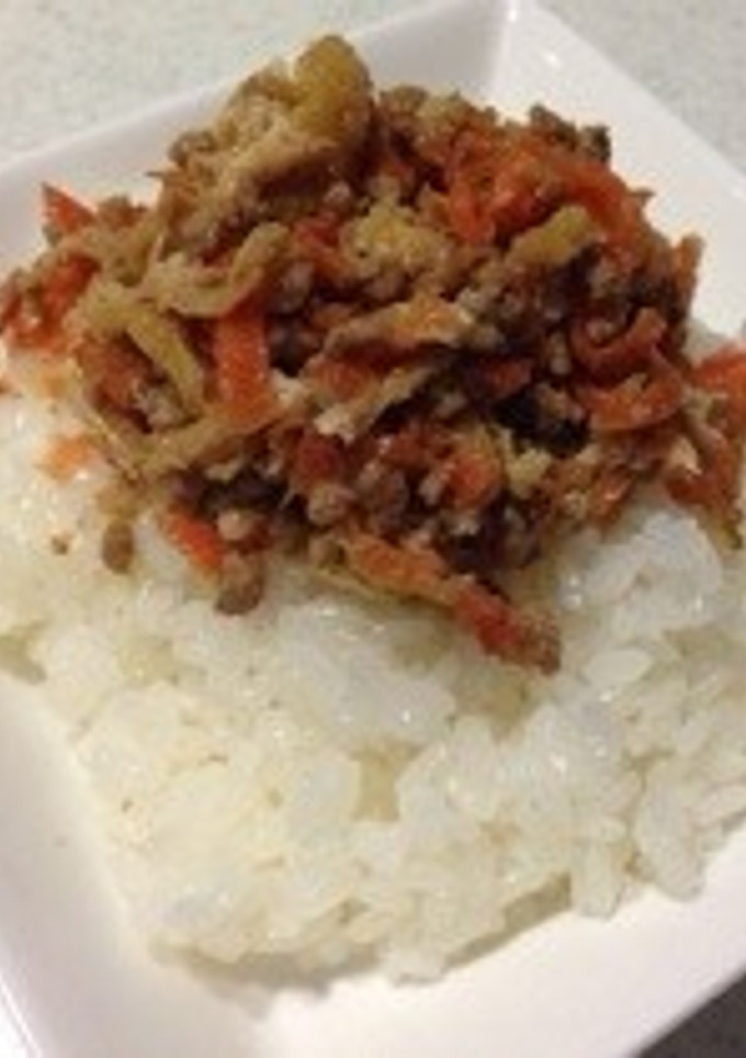 簡単。給食の子ぎつね寿し-レシピのメイン写真