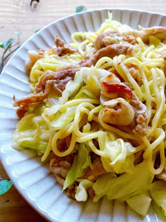 m豚とキャベツの定番塩焼きそば-レシピのメイン写真