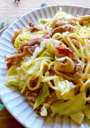 m豚とキャベツの定番塩焼きそば-レシピのメイン写真