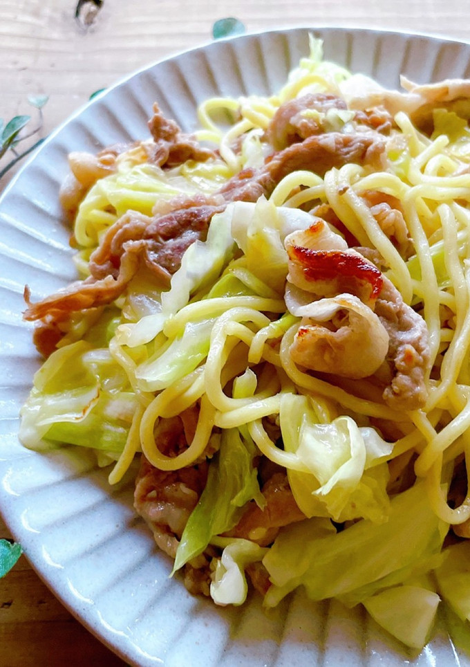 m豚とキャベツの定番塩焼きそば-レシピのメイン写真