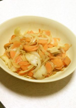 玉ねぎ人参のカレー炒め-レシピのメイン写真