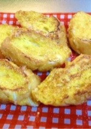 フレンチトースト(๑´ㅂ`๑)ŧ‹"-レシピのメイン写真