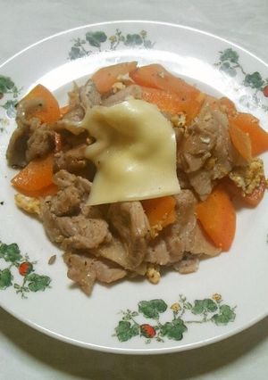簡単！炒め物☆にんじんと豚肉☆-レシピのメイン写真
