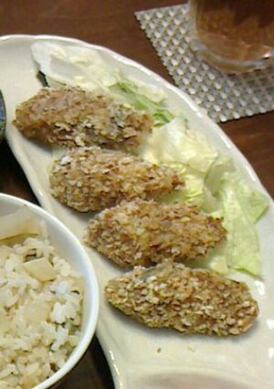 揚げないカキフライ（ヘルシー）-レシピのメイン写真