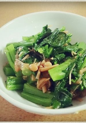 はなっこりー(菜の花)＊なめたけ和え-レシピのメイン写真