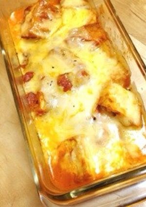厚揚げのチーズトマト焼き-レシピのメイン写真
