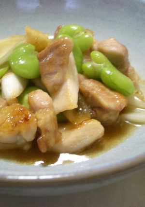 とりとそら豆の　うまうま炒め★-レシピのメイン写真