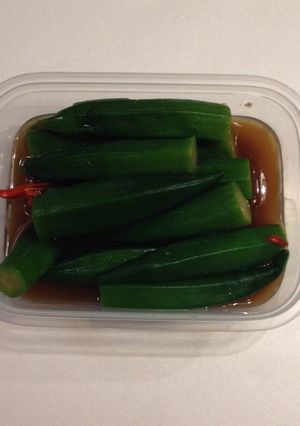 冷凍のオクラで漬物-レシピのメイン写真