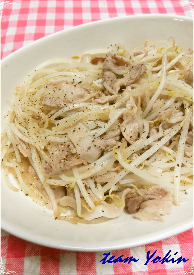 豚肉ともやしの中華炒め-レシピのメイン写真