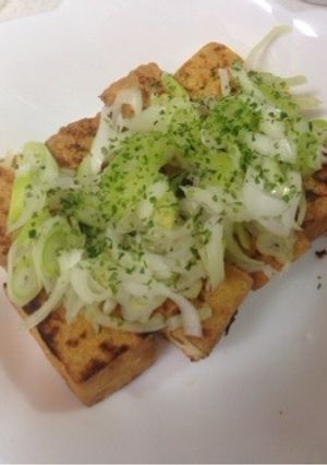 簡単すぎる！厚揚げ焼き♡-レシピのメイン写真