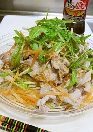 豚しゃぶとせん切り大根のドレッシングがけ-レシピのメイン写真