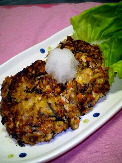 ひじきいり豆腐ハンバーグ♪-レシピのメイン写真
