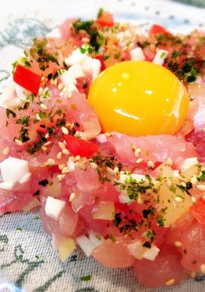 とろとろ♡マグロのユッケ-レシピのメイン写真
