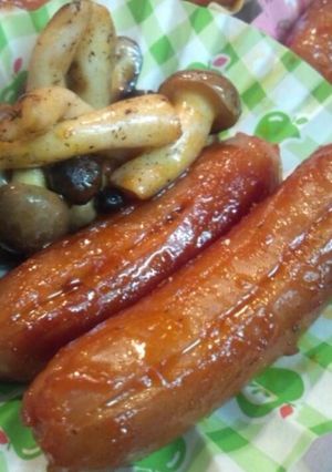 お弁当用作り置きウインナーケチャップ炒め-レシピのメイン写真