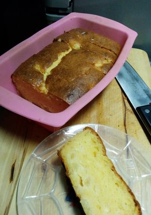超簡単ベイクドチーズケーキ パイン入り-レシピのメイン写真