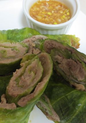 ♪春キャベツの肉巻き♪香味ソース-レシピのメイン写真