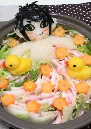 大根おろしアートの樽美酒研二きゅん-レシピのメイン写真