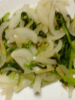 ルッコラの炒め胡麻和え-レシピのメイン写真