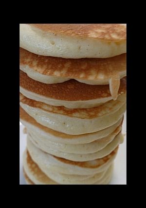 ヨーグルトで!ふわふわパンケーキ(^^)-レシピのメイン写真