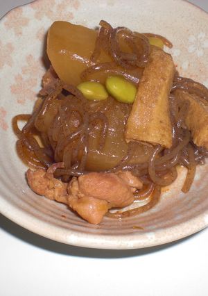 大根と鶏かしら肉の圧力鍋煮込み-レシピのメイン写真