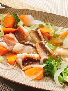 白身魚とたっぷり野菜の甘酢漬け-レシピのメイン写真