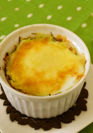 簡単！キャベツとたまごのチーズ焼き-レシピのメイン写真