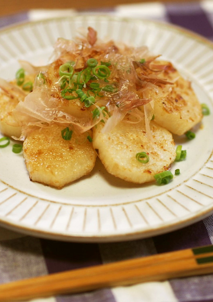 和ドレで簡単♡長芋のホクホク焼き-レシピのメイン写真