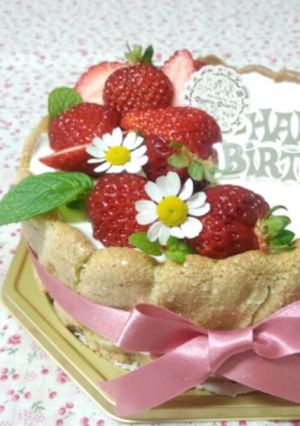 いちごシャルロット-レシピのメイン写真