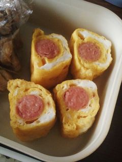 お弁当に☆ウィンナー巻き玉子焼-レシピのメイン写真
