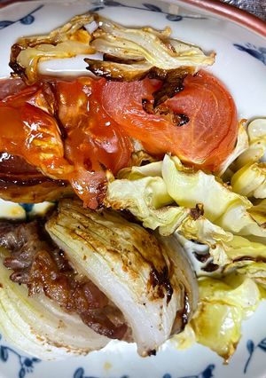 玉ねぎと豚肉の挟みグリル-レシピのメイン写真