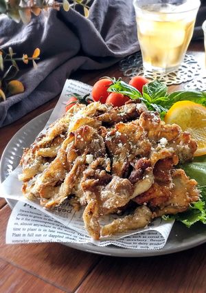 舞茸のザクザク唐揚げ☆コンソメチーズ味。-レシピのメイン写真