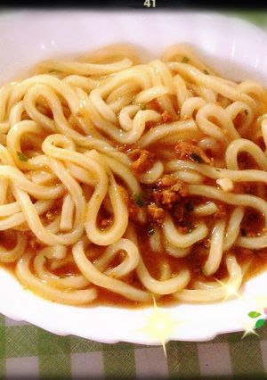 簡単ランチ!麻婆うどん-レシピのメイン写真