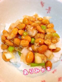 ねぎがたっぷり!ねぎ納豆-レシピのメイン写真