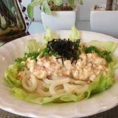 รูปของ 冷凍うどん＋豆腐で簡単節約おひる