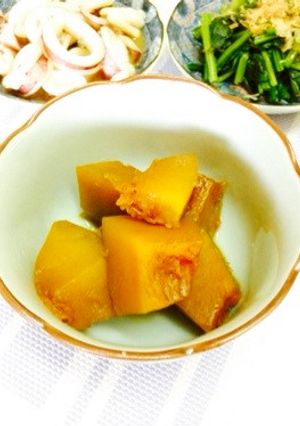 ほっこり♪田舎風かぼちゃの煮物-レシピのメイン写真