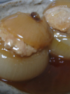新玉ねぎの肉詰め煮-レシピのメイン写真
