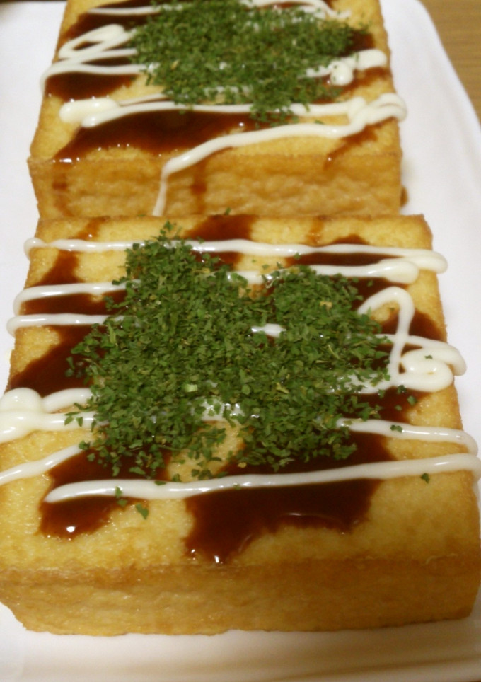 簡単❀厚揚げ豆腐でお好み焼き風-レシピのメイン写真