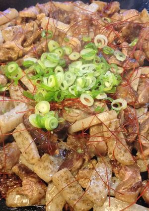 ポン酢で食べる「元祖すじこんの店」鉄板焼-レシピのメイン写真
