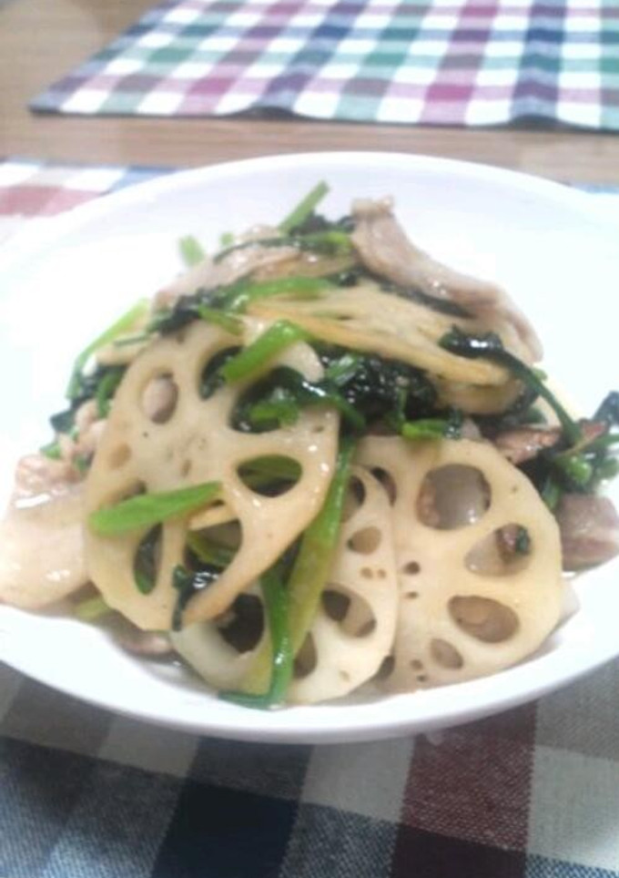 豚肉とほうれん草の炒めもの-レシピのメイン写真