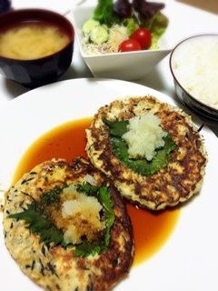 ヘルシーおろしそ豆腐バーグ-レシピのメイン写真